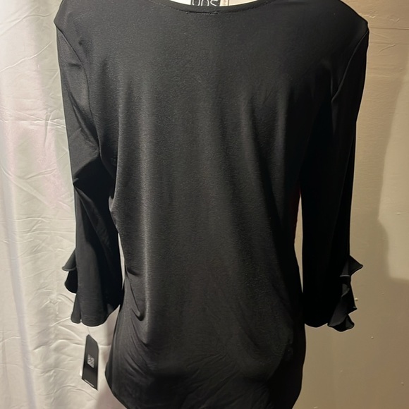 Dressy blouse in black by Clara sun woo - Picture 6 of 8